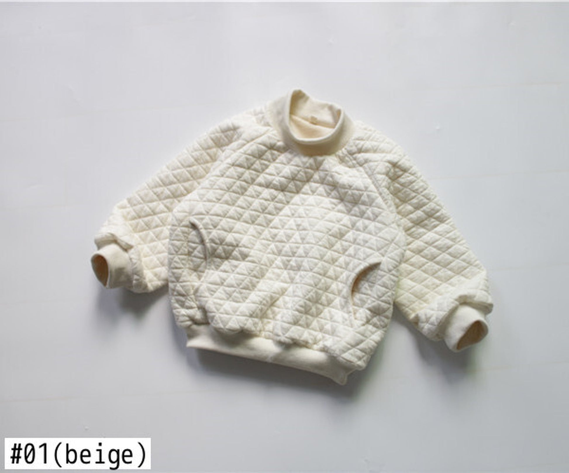 -キッズ 裏起毛 キルティング トレーナー トップス - mamahalo shop - トレーナー・フーディ -  べビー服 - 子供服 - 男の子 - 女の子