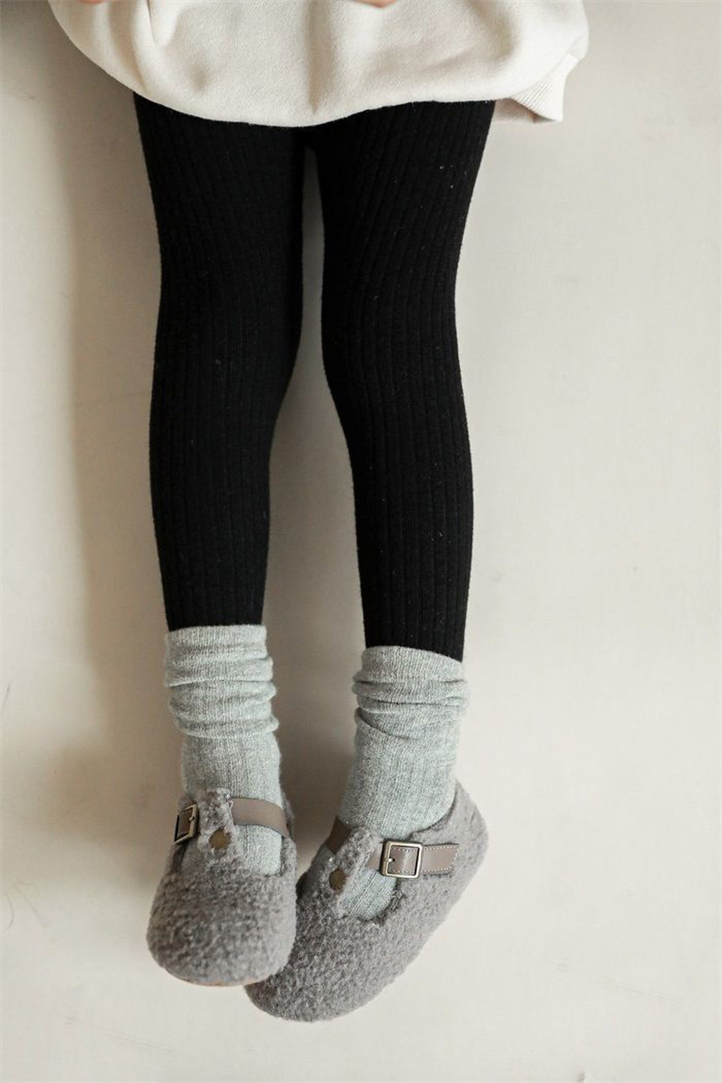 -キッズ リブニット レギンス パンツ【mh0000216】 - mamahalo shop - レギンスパンツ -  べビー服 - 子供服 - 男の子 - 女の子