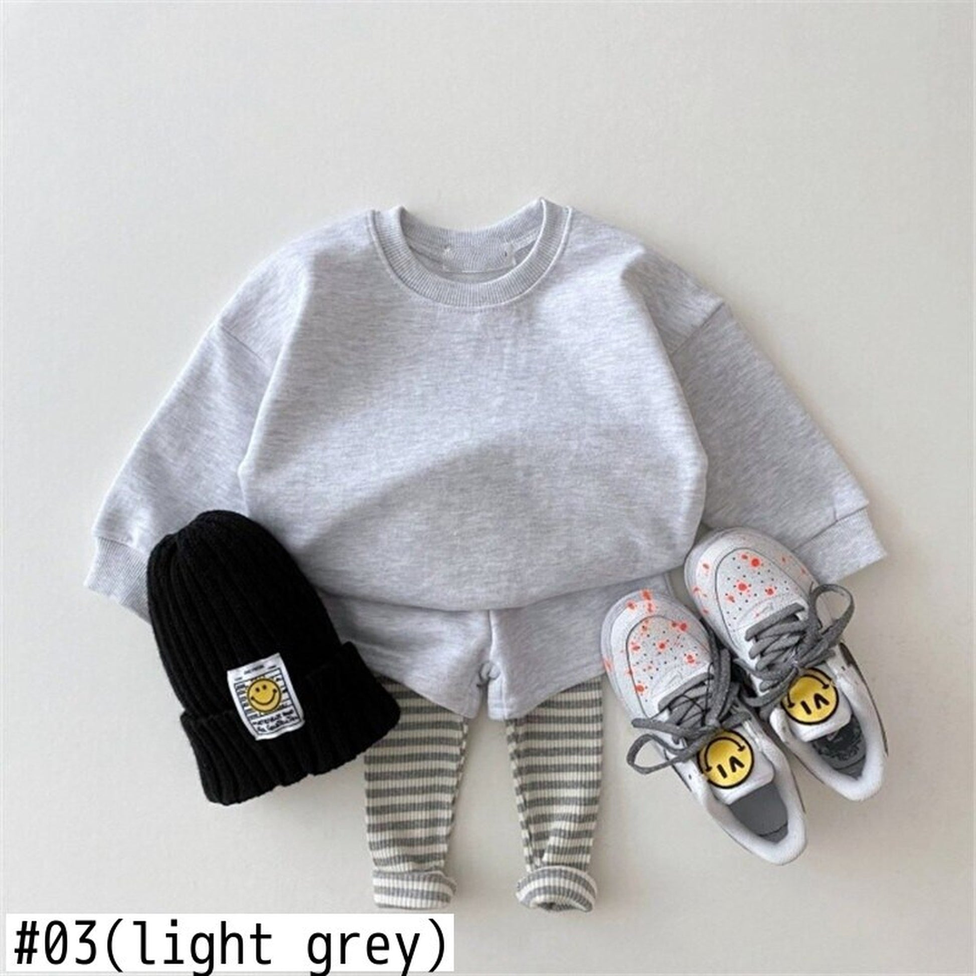 -☺︎ ベビー セットアップ トレーナー ドッキング レギンス パンツ スウェット - mamahalo shop - 長袖セットアップ -  べビー服 - 子供服 - 男の子 - 女の子