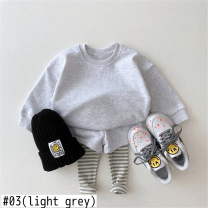 -☺︎ ベビー セットアップ トレーナー ドッキング レギンス パンツ スウェット - mamahalo shop - 長袖セットアップ -  べビー服 - 子供服 - 男の子 - 女の子
