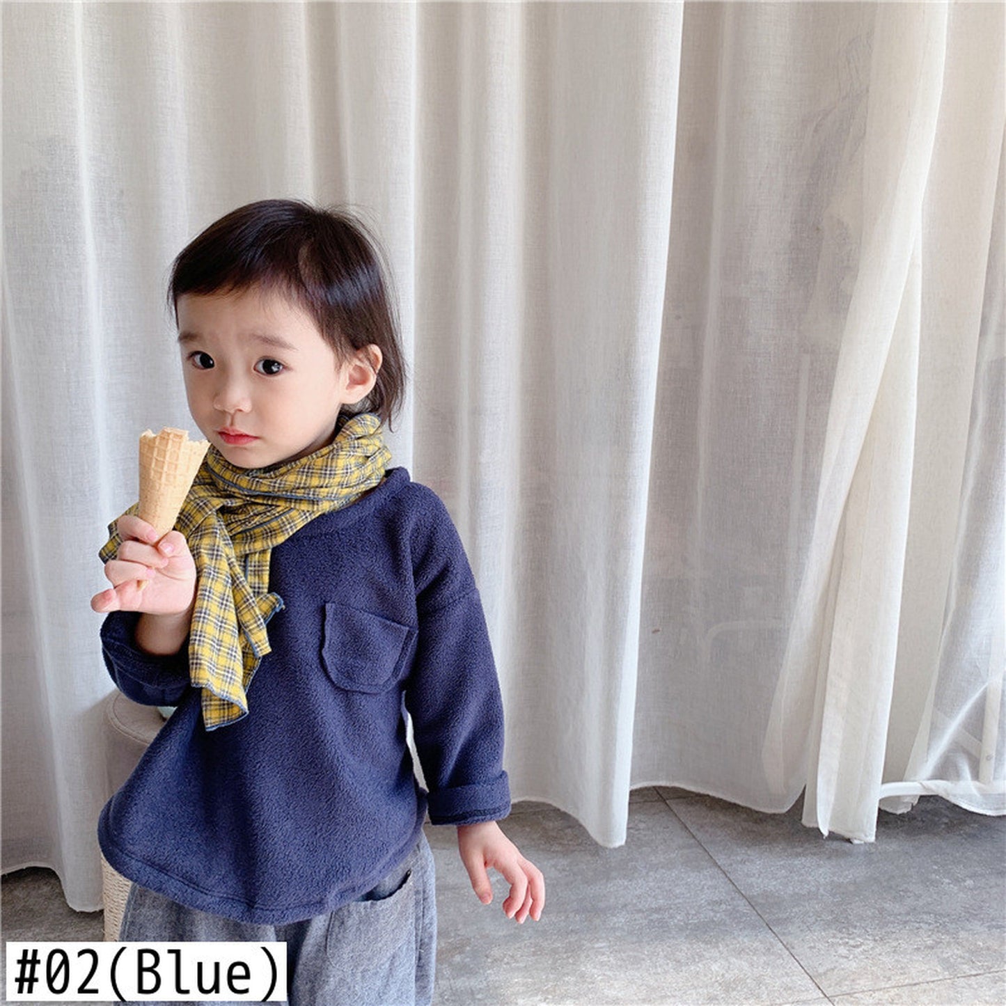 -キッズ フリース トップス【mh0000273】 - mamahalo shop - 長袖Tシャツ -  べビー服 - 子供服 - 男の子 - 女の子