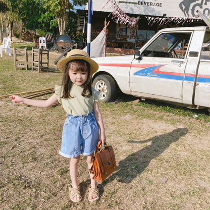 -キッズ チェック ノースリーブ トップス【mh0000046】 - mamahalo shop - タンクトップ・キャミソール・ノースリーブトップス -  べビー服 - 子供服 - 男の子 - 女の子