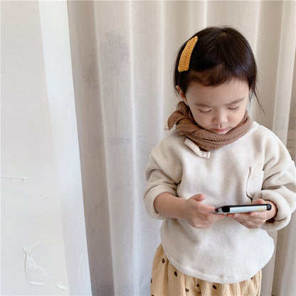 -キッズ フリース トップス【mh0000273】 - mamahalo shop - 長袖Tシャツ -  べビー服 - 子供服 - 男の子 - 女の子