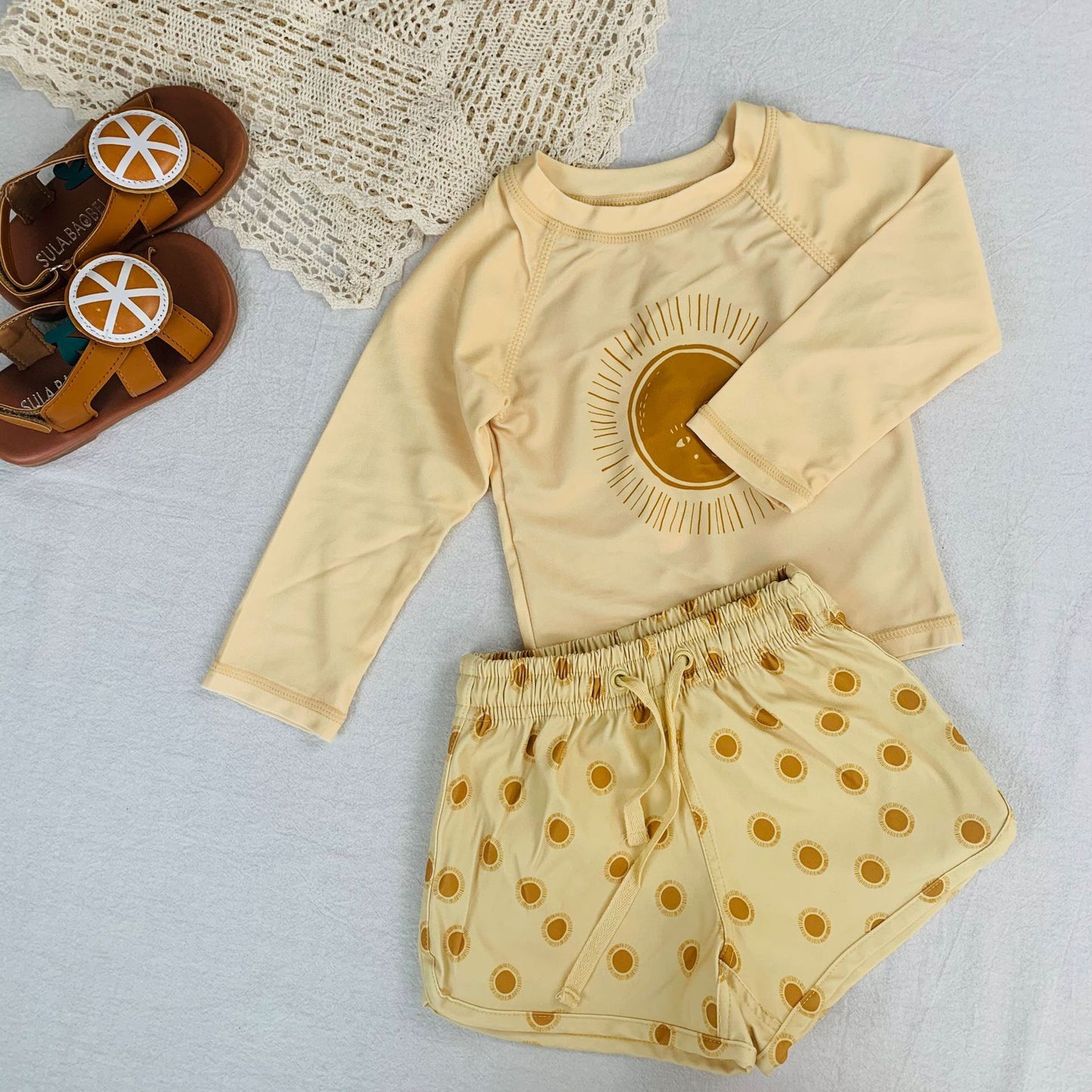 -キッズ ボーイズ 水着 セット ラッシュガード セパレート スイムウェア【mh0000673】 - mamahalo shop - ベビー用水着 -  べビー服 - 子供服 - 男の子 - 女の子