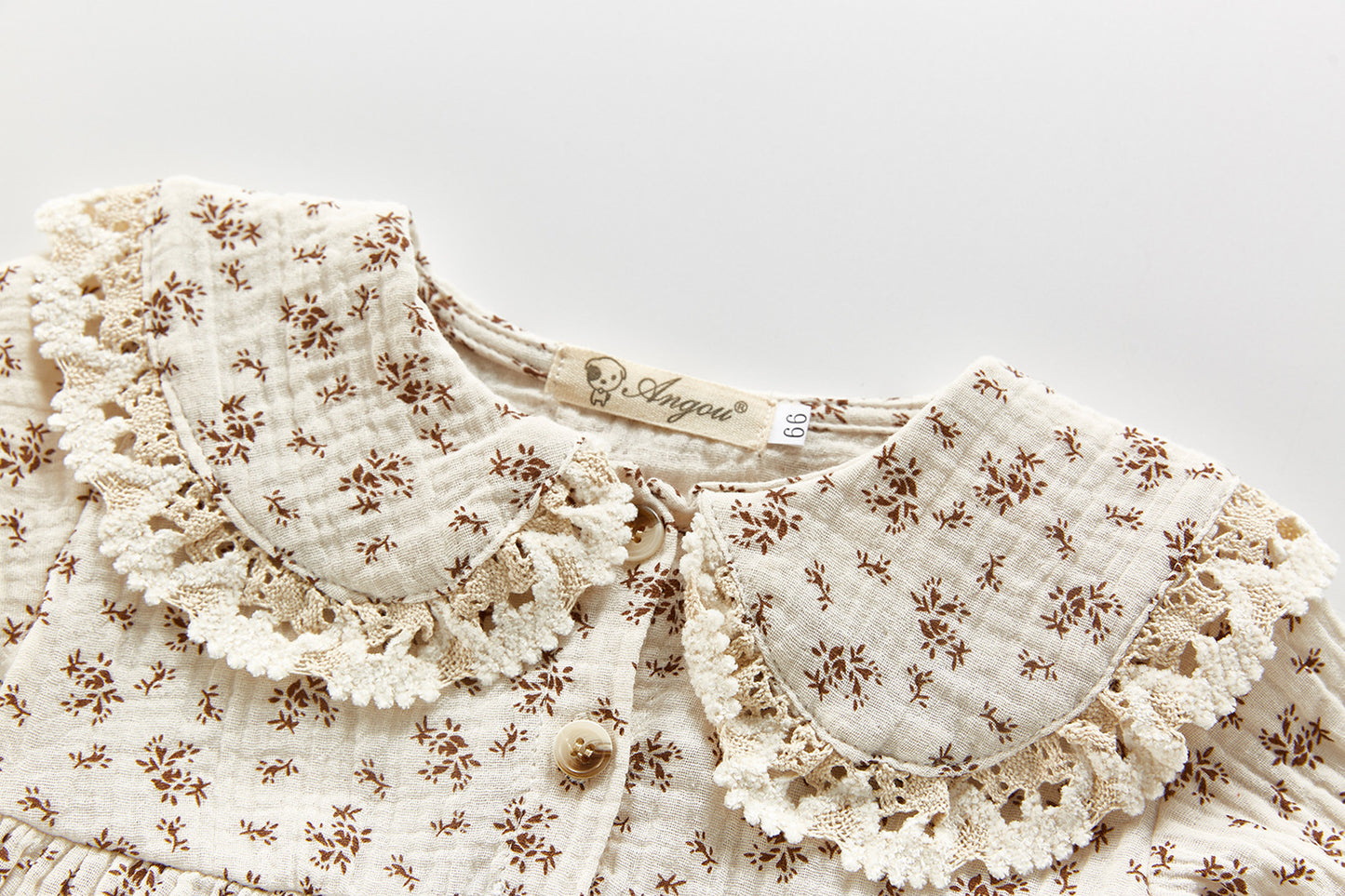 -ベビー フラワー ロンパース 帽子 セット - mamahalo shop - 長袖ロンパース -  べビー服 - 子供服 - 男の子 - 女の子