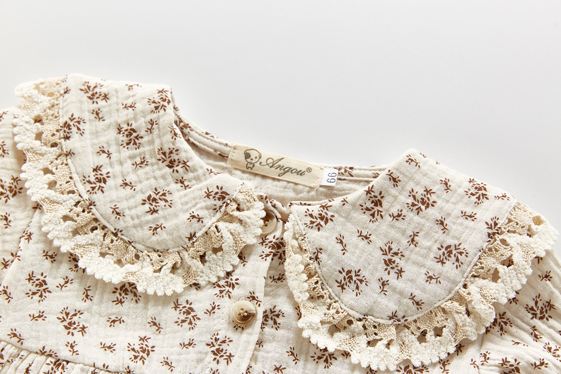 -ベビー フラワー ロンパース 帽子 セット - mamahalo shop - 長袖ロンパース -  べビー服 - 子供服 - 男の子 - 女の子