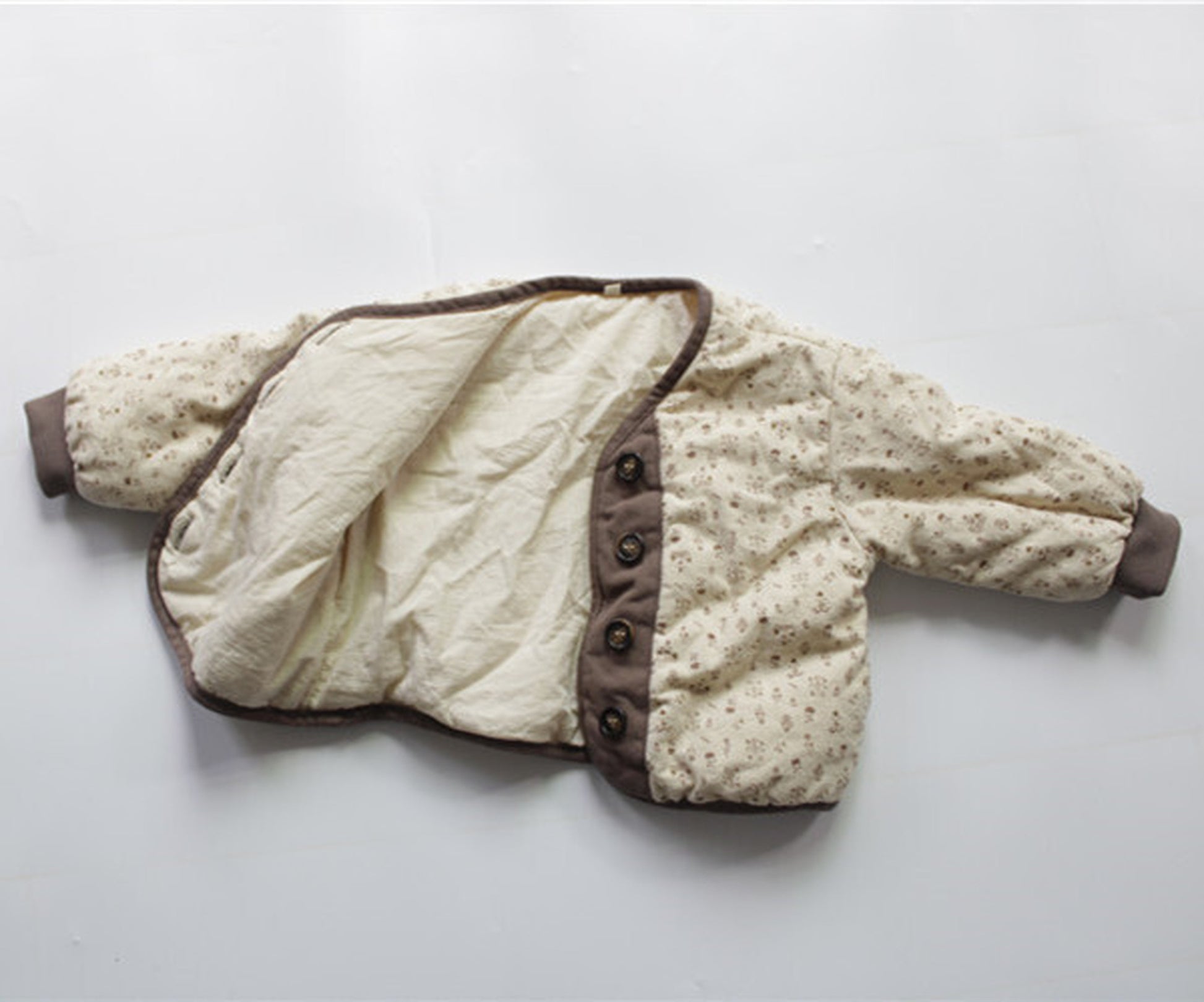 -キッズ フラワー ジャケット【mh0000300】 - mamahalo shop - ショートコート・ジャケット・ジャンパー -  べビー服 - 子供服 - 男の子 - 女の子