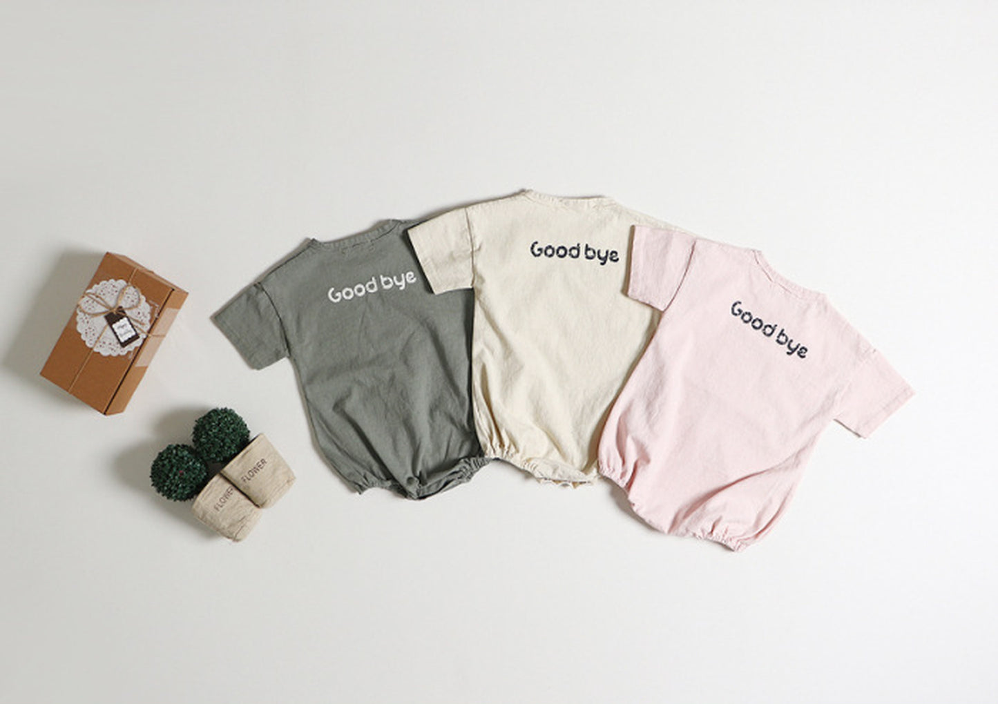 -ベビー HELLO  半袖 ロンパース【mh0000562】 - mamahalo shop - 半袖ロンパース -  べビー服 - 子供服 - 男の子 - 女の子