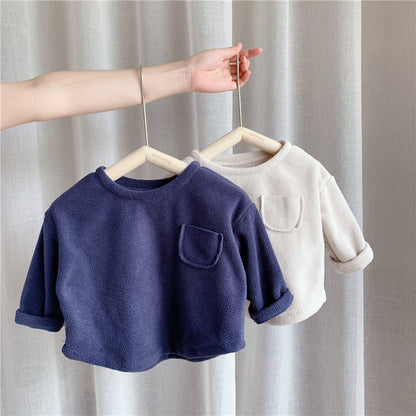 -キッズ フリース トップス【mh0000273】 - mamahalo shop - 長袖Tシャツ -  べビー服 - 子供服 - 男の子 - 女の子