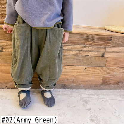 -キッズ 裏起毛 ロングパンツ 暖パン【mh0000281】 - mamahalo shop - ロングパンツ・スウェットパンツ -  べビー服 - 子供服 - 男の子 - 女の子