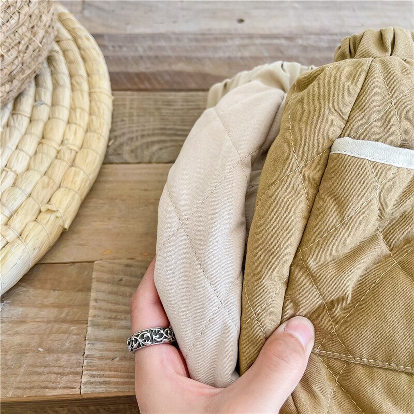 -キッズ キルティング アウター パンツ【mh0000291】 - mamahalo shop - ロングパンツ・スウェットパンツ -  べビー服 - 子供服 - 男の子 - 女の子