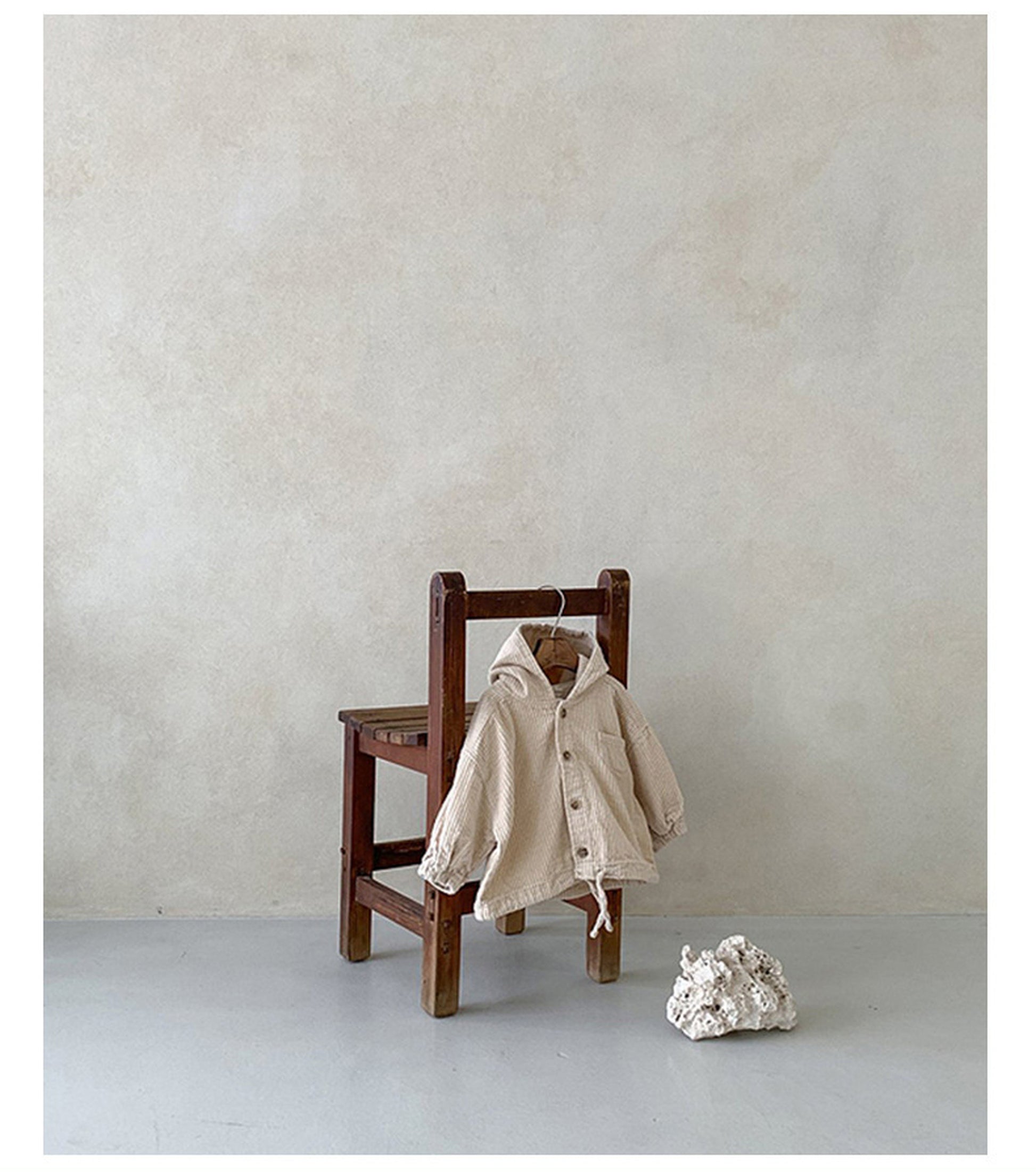 -キッズ コーデュロイ デニム フーディ トップス ジャケット【mh0000353】 - mamahalo shop - ショートコート・ジャケット・ジャンパー -  べビー服 - 子供服 - 男の子 - 女の子