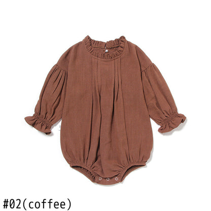 -ベビー 長袖 ふんわり ロンパース【mh0000404】 - mamahalo shop - 長袖ロンパース -  べビー服 - 子供服 - 男の子 - 女の子