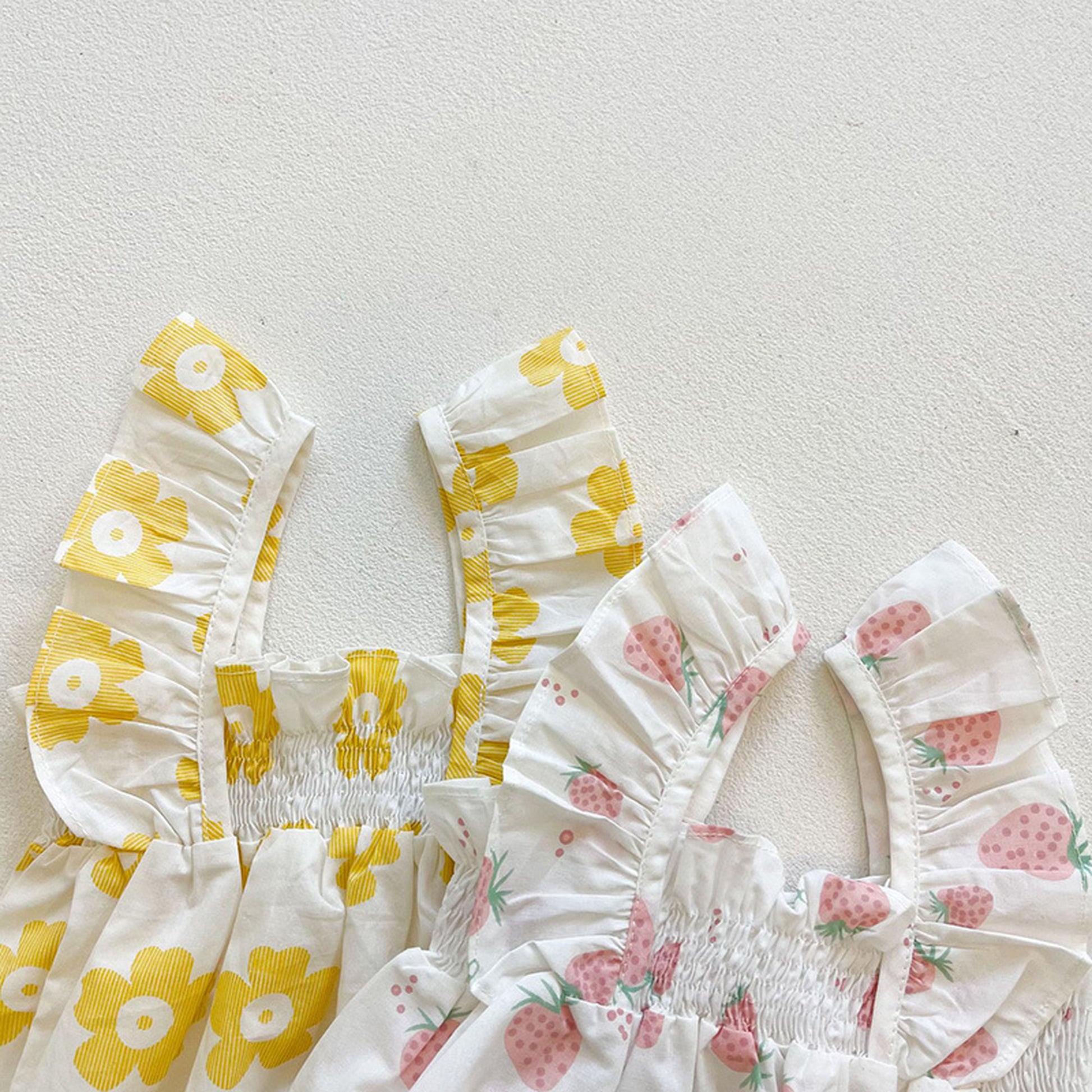 -ベビー フラワー ロンパース 帽子 セット【mh0000318】 - mamahalo shop - ノースリーブロンパース -  べビー服 - 子供服 - 男の子 - 女の子