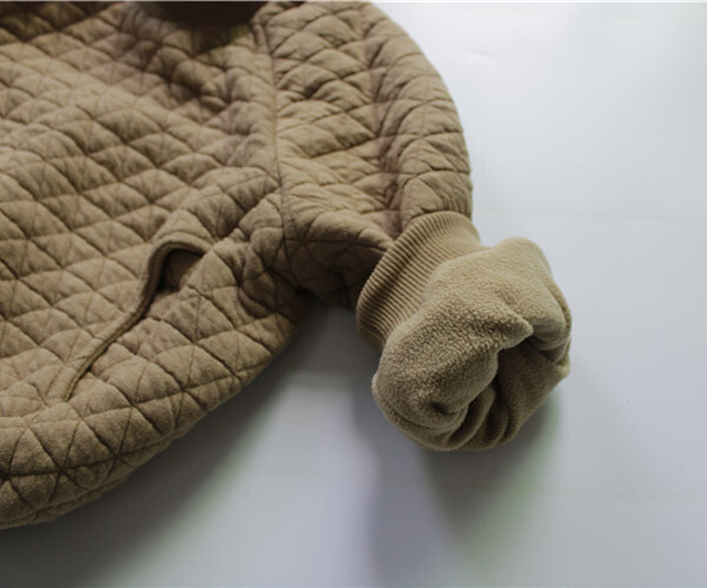 -キッズ 裏起毛 キルティング トレーナー トップス - mamahalo shop - トレーナー・フーディ -  べビー服 - 子供服 - 男の子 - 女の子