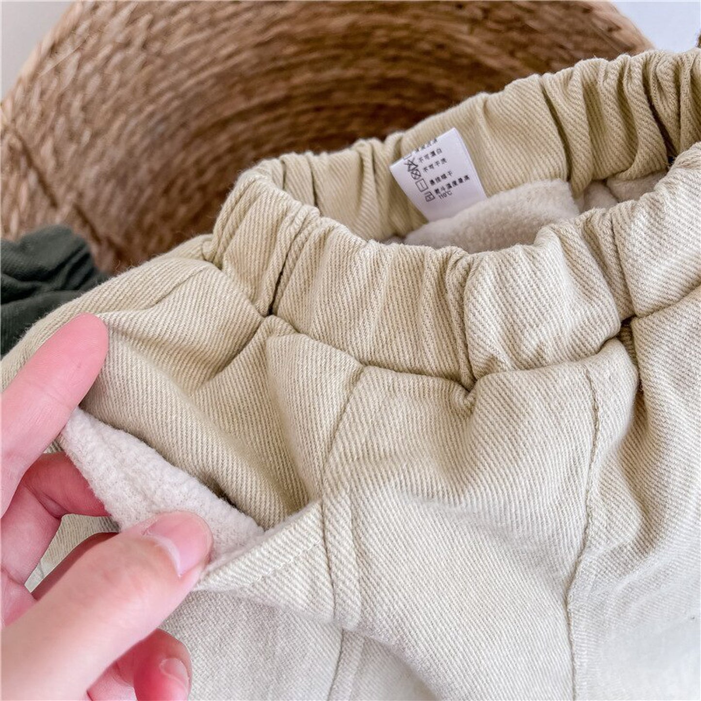 -キッズ 裏起毛 ロングパンツ 暖パン【mh0000281】 - mamahalo shop - ロングパンツ・スウェットパンツ -  べビー服 - 子供服 - 男の子 - 女の子