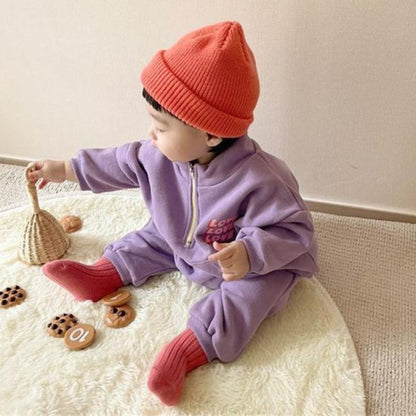 -キッズ セットアップ ロゴ スウェット トップス パンツ【mh0000201】 - mamahalo shop - 長袖セットアップ -  べビー服 - 子供服 - 男の子 - 女の子