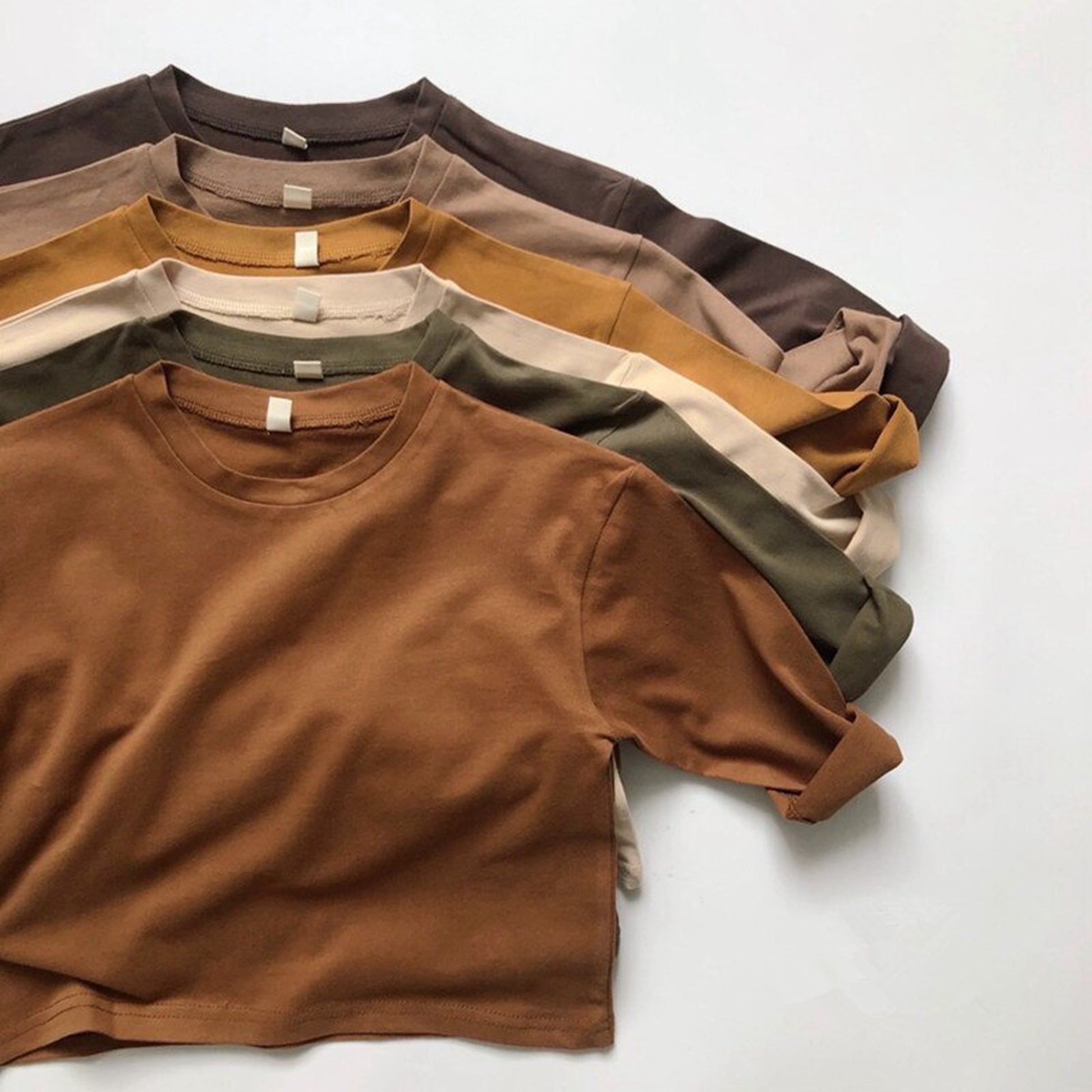 -キッズ ルーズ 長袖 Tシャツ トップス - mamahalo shop - 長袖Tシャツ -  べビー服 - 子供服 - 男の子 - 女の子