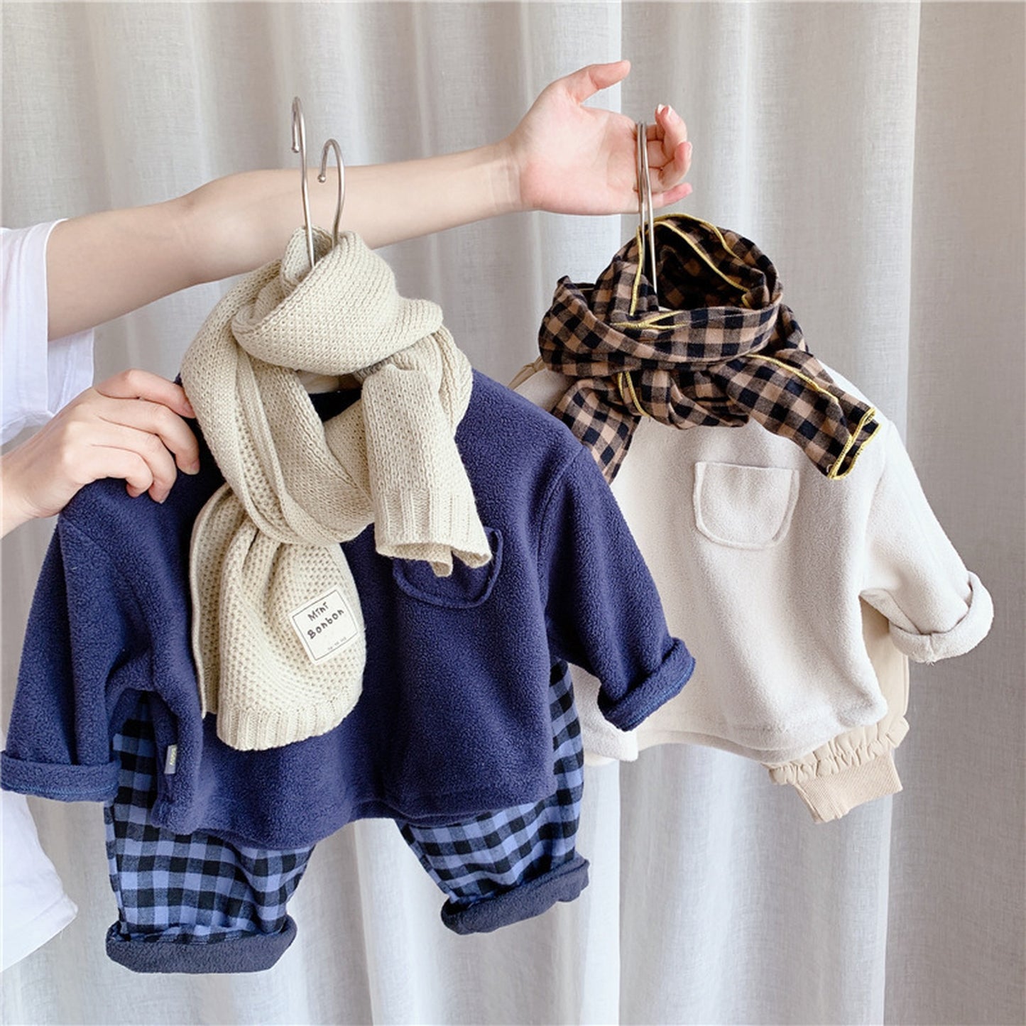 -キッズ フリース トップス【mh0000273】 - mamahalo shop - 長袖Tシャツ -  べビー服 - 子供服 - 男の子 - 女の子