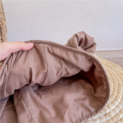 -キッズ フラワー キルティング ジャケット コート【mh0000277】 - mamahalo shop - ショートコート・ジャケット・ジャンパー -  べビー服 - 子供服 - 男の子 - 女の子