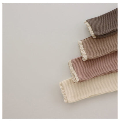 -キッズ レース レギンス パンツ【mh0000196】 - mamahalo shop - レギンスパンツ -  べビー服 - 子供服 - 男の子 - 女の子