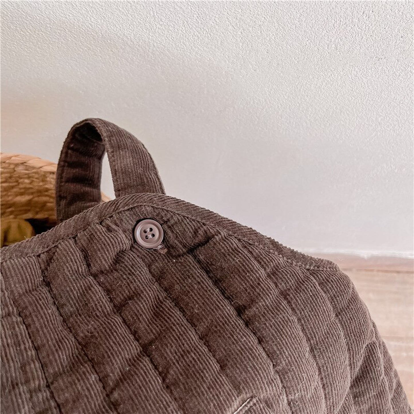 -キッズ コーデュロイ キルティング サロペット サスパンツ【mh0000254】 - mamahalo shop - オーバーオール -  べビー服 - 子供服 - 男の子 - 女の子