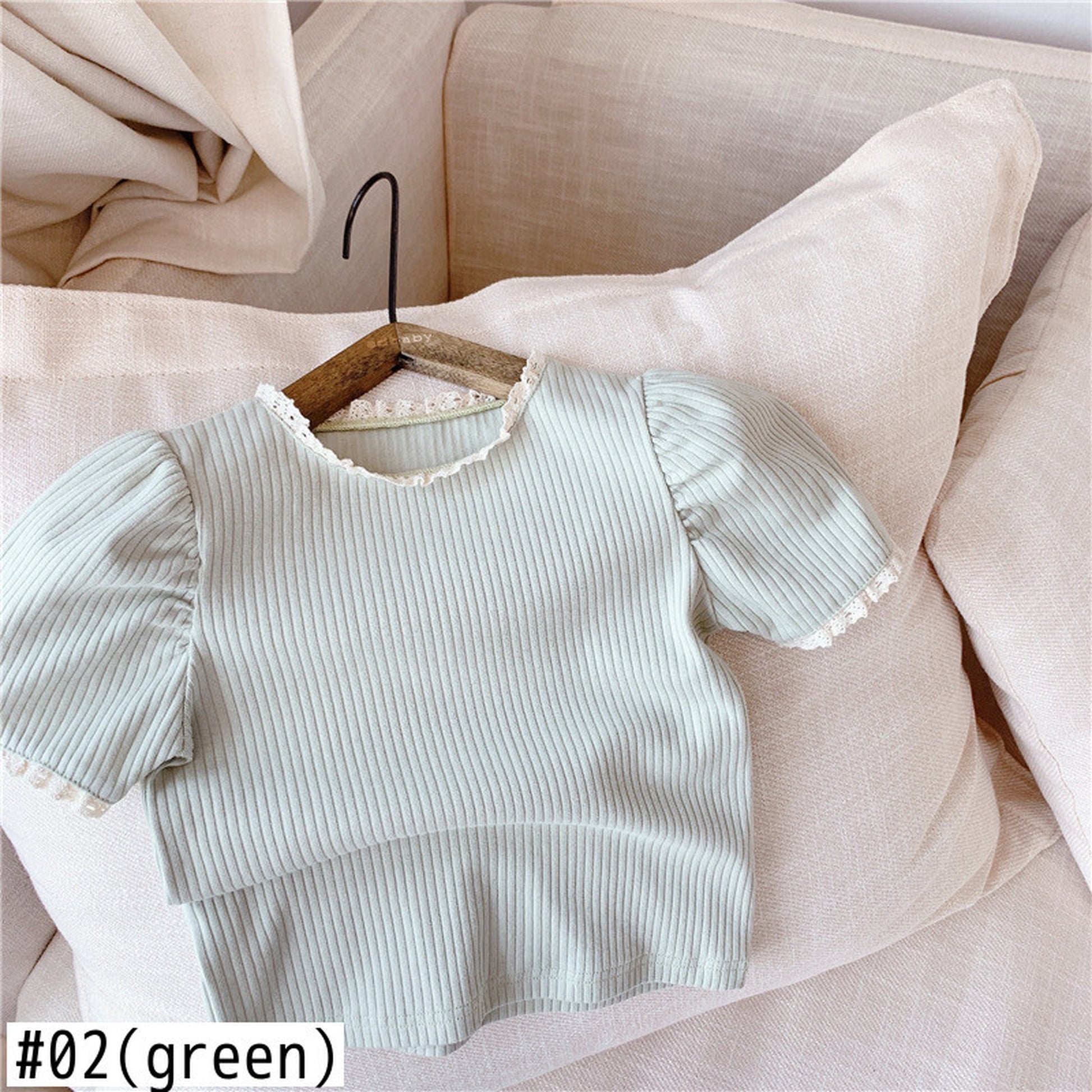 -キッズ レース 半袖 トップス - mamahalo shop - 半袖Tシャツ -  べビー服 - 子供服 - 男の子 - 女の子