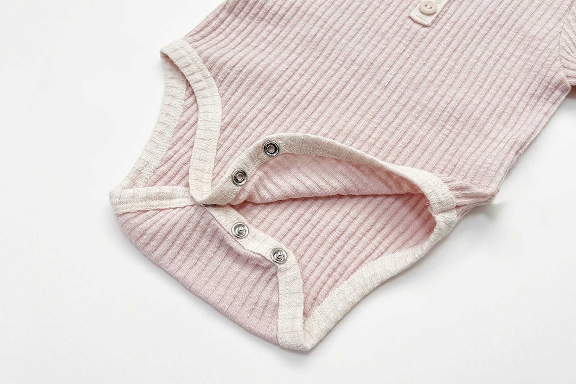 -ベビー リブ 半袖 ロンパース【mh0000777】 - mamahalo shop - 半袖ロンパース -  べビー服 - 子供服 - 男の子 - 女の子