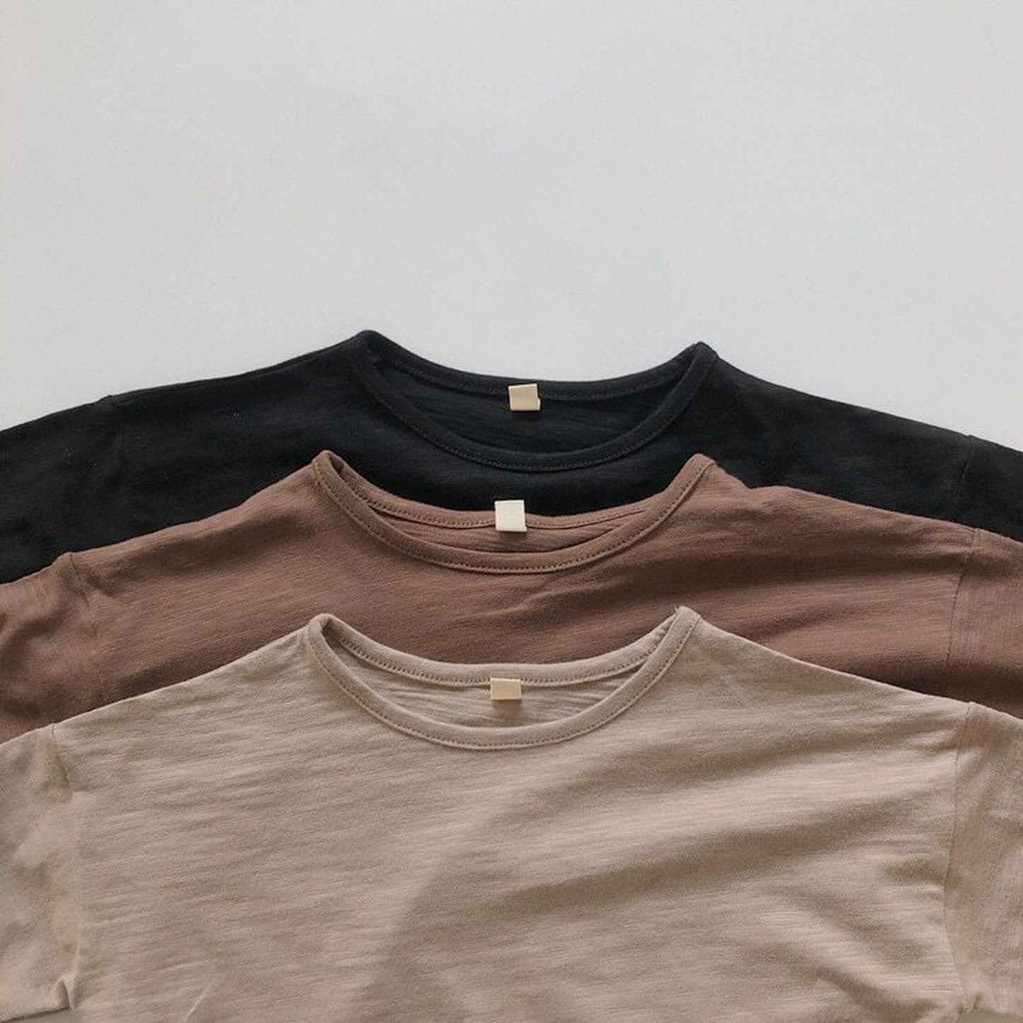 -キッズ シンプル 長袖 Tシャツ【mh0000233】 - mamahalo shop - 長袖Tシャツ -  べビー服 - 子供服 - 男の子 - 女の子