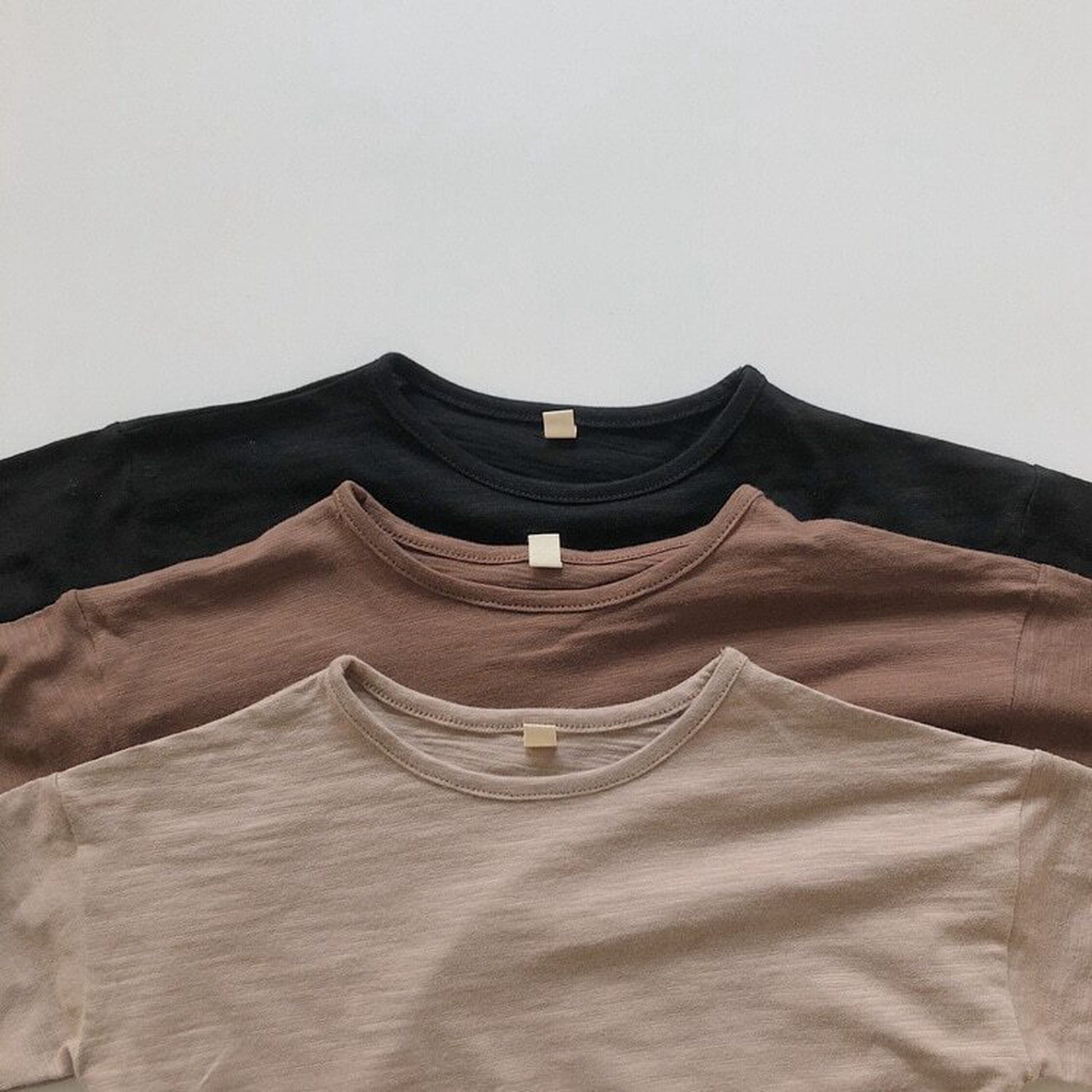 -キッズ シンプル 長袖 Tシャツ【mh0000233】 - mamahalo shop - 長袖Tシャツ -  べビー服 - 子供服 - 男の子 - 女の子