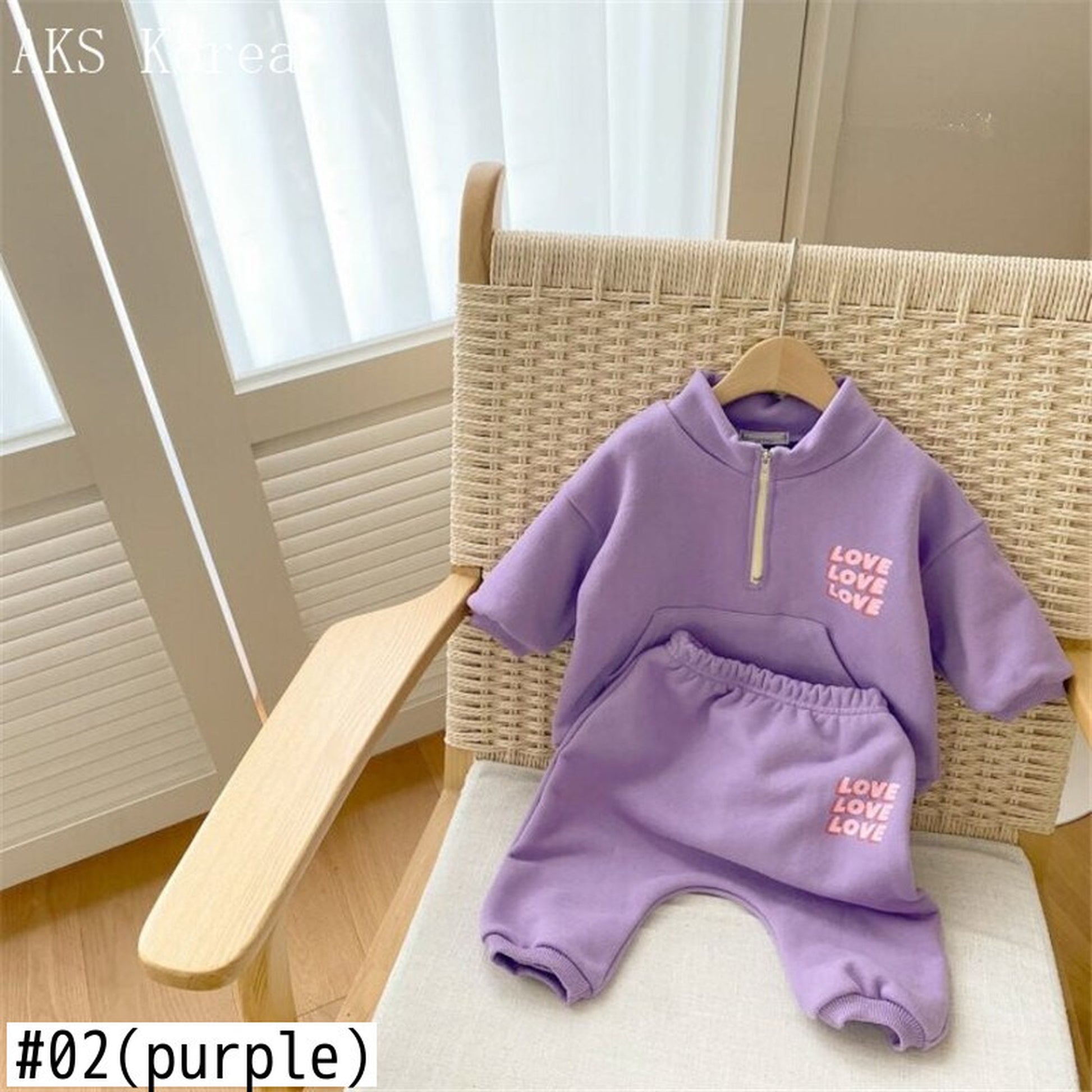 -キッズ セットアップ ロゴ スウェット トップス パンツ【mh0000201】 - mamahalo shop - 長袖セットアップ -  べビー服 - 子供服 - 男の子 - 女の子