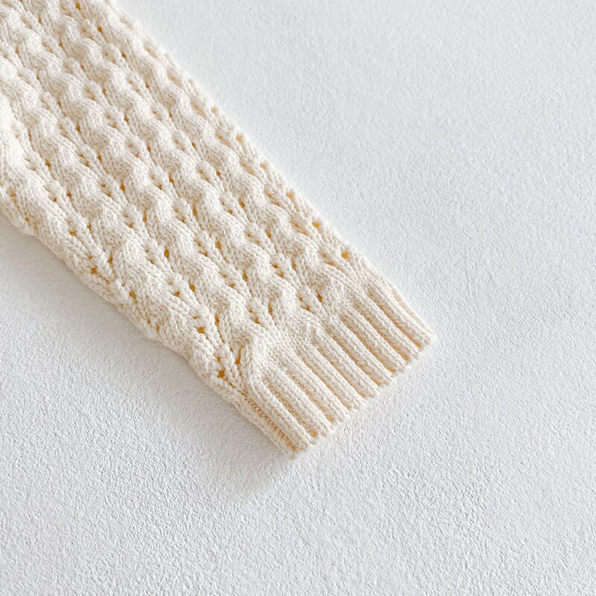 -ベビー ニット レース ロンパース【mh0000429】 - mamahalo shop - 長袖ロンパース -  べビー服 - 子供服 - 男の子 - 女の子