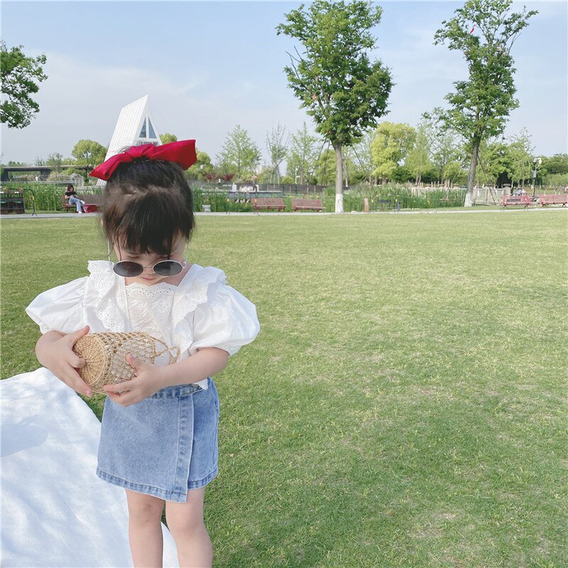 -キッズ フリル 半袖ブラウス - mamahalo shop - 半袖シャツ・ブラウス -  べビー服 - 子供服 - 男の子 - 女の子