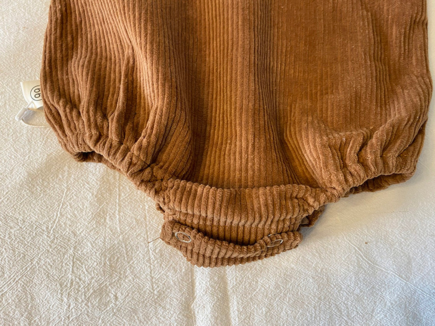 -ベビー コーデュロイ レインボー ロンパース - mamahalo shop - ノースリーブロンパース -  べビー服 - 子供服 - 男の子 - 女の子