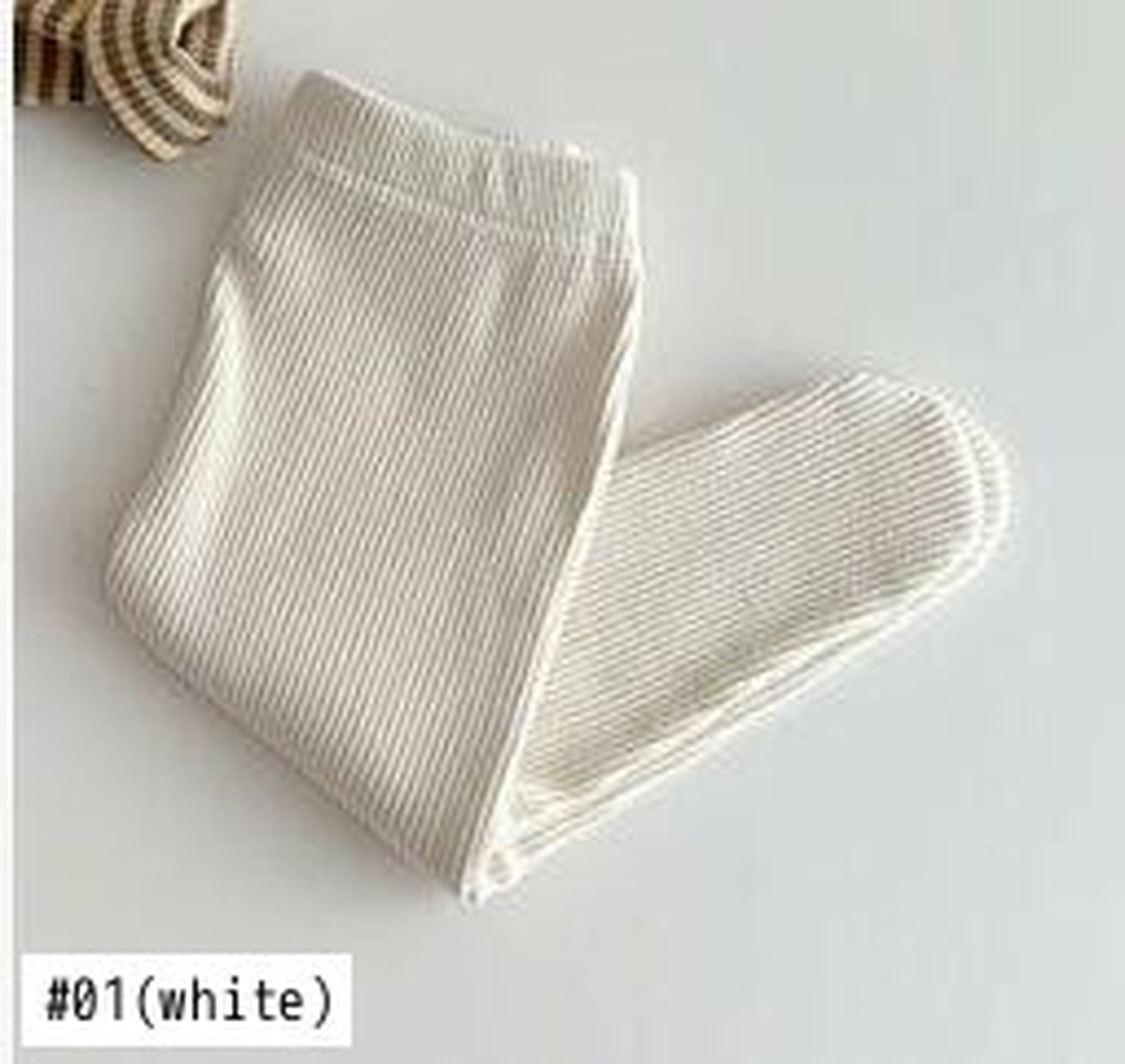 -ベビー リブ 足つき レギンス パンツ タイツ【mh0000074】 - mamahalo shop - レギンスパンツ -  べビー服 - 子供服 - 男の子 - 女の子