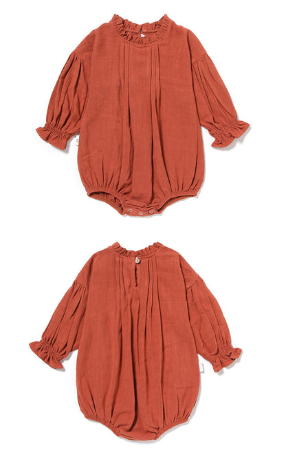 -ベビー 長袖 ふんわり ロンパース【mh0000404】 - mamahalo shop - 長袖ロンパース -  べビー服 - 子供服 - 男の子 - 女の子