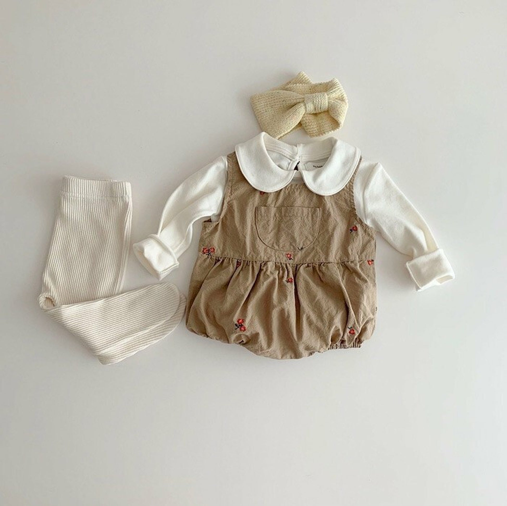 -ベビー リブ 足つき レギンス パンツ タイツ【mh0000074】 - mamahalo shop - レギンスパンツ -  べビー服 - 子供服 - 男の子 - 女の子