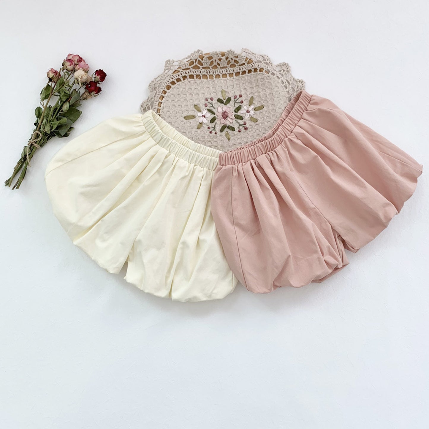 -キッズ バルーン ショートパンツ かぼちゃパンツ - mamahalo shop - ハーフパンツ・ショートパンツ -  べビー服 - 子供服 - 男の子 - 女の子