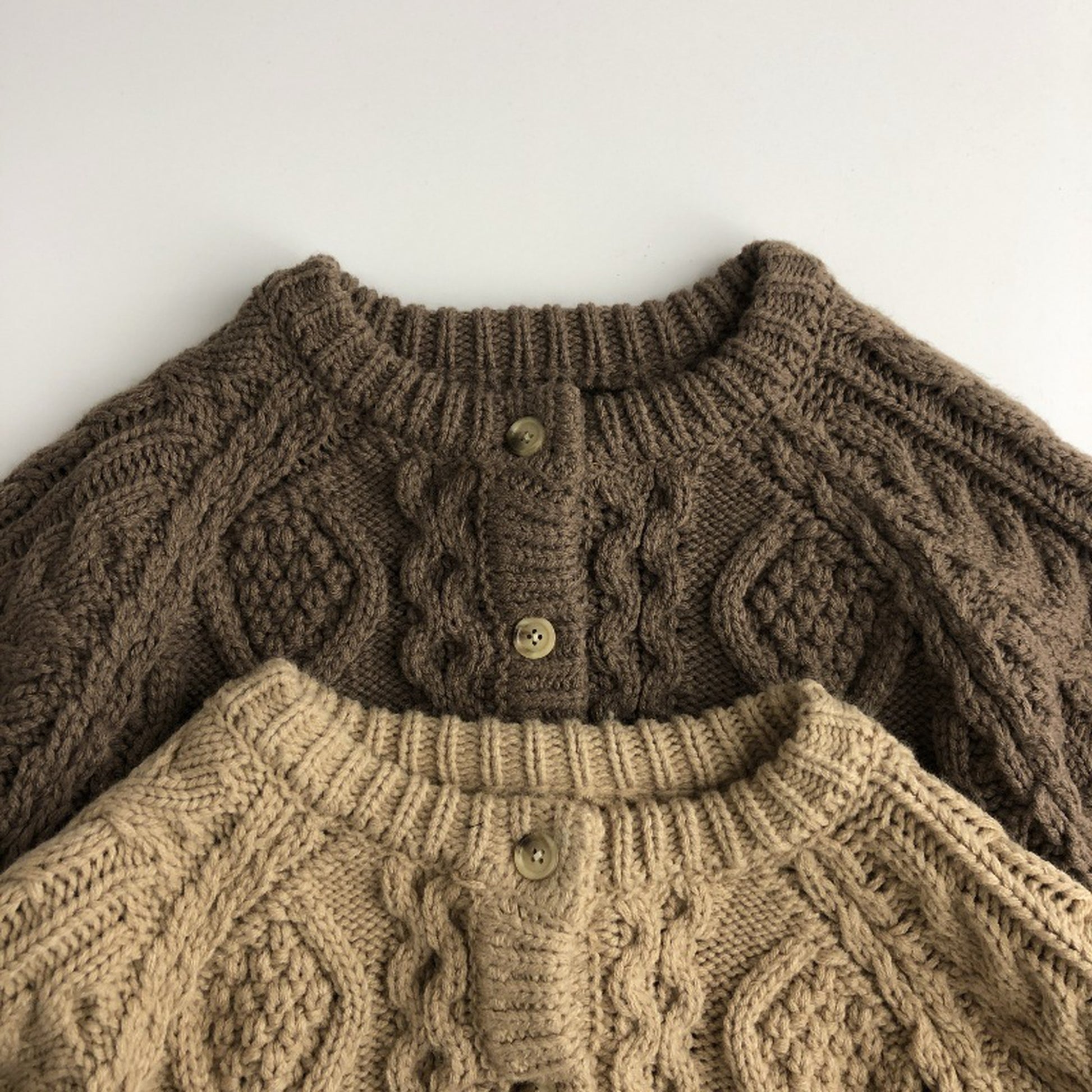 -キッズ ニット カーディガン【mh0000297】 - mamahalo shop - ニット・セーター -  べビー服 - 子供服 - 男の子 - 女の子