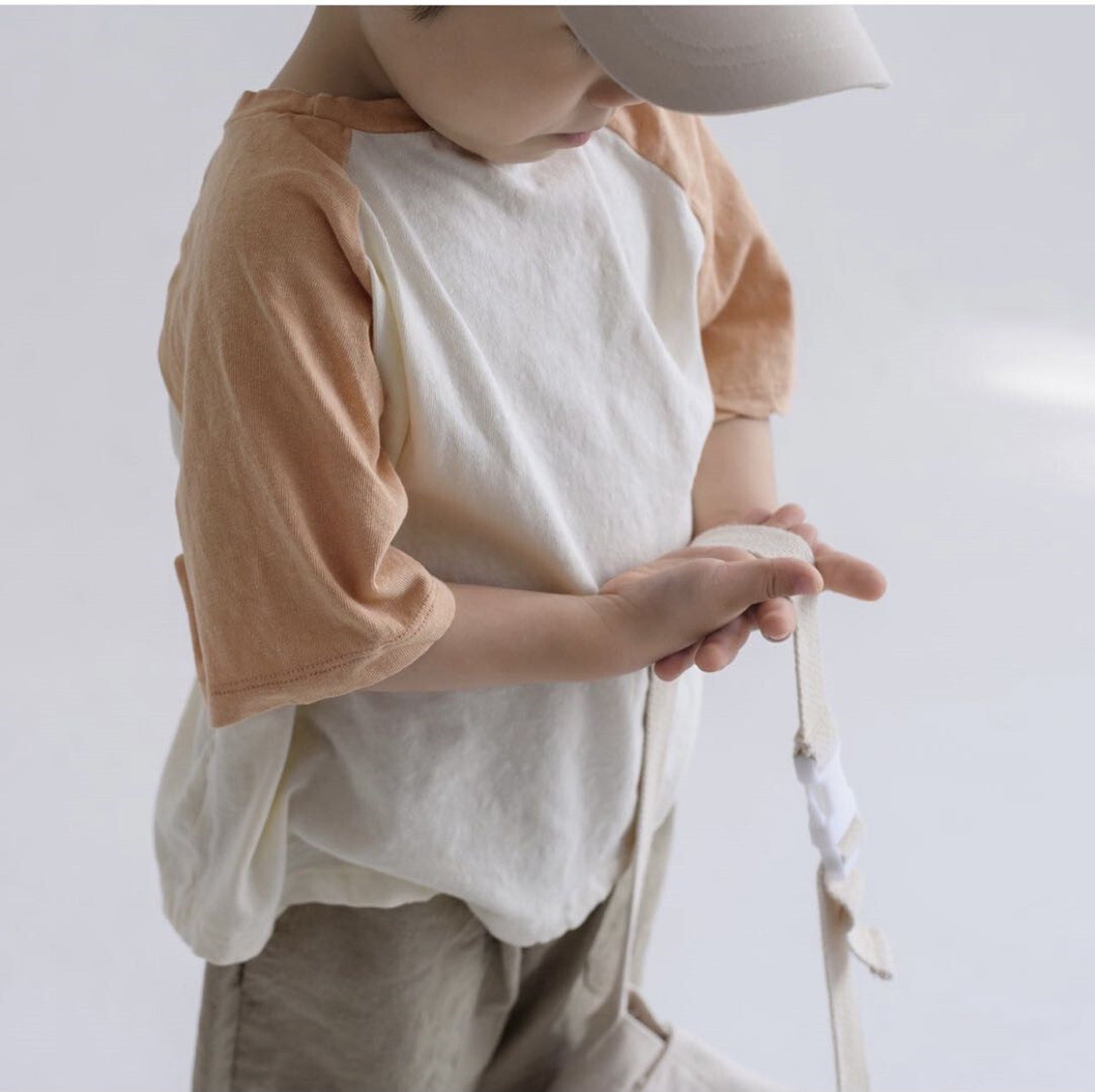 -キッズ ラグラン 半袖 Tシャツ - mamahalo shop - 半袖Tシャツ -  べビー服 - 子供服 - 男の子 - 女の子