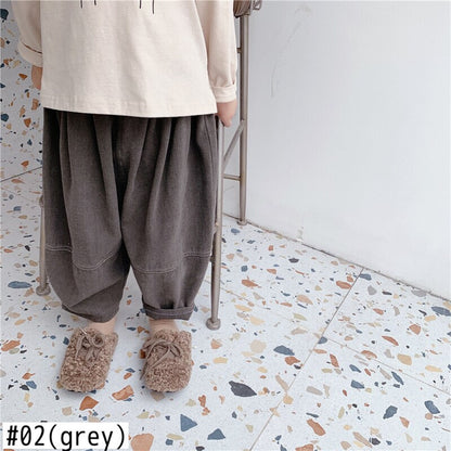 -# キッズパンツ ルーズ 切り替え クロップドパンツ 2カラー【mh0000407】 - mamahalo shop - ロングパンツ・スウェットパンツ -  べビー服 - 子供服 - 男の子 - 女の子