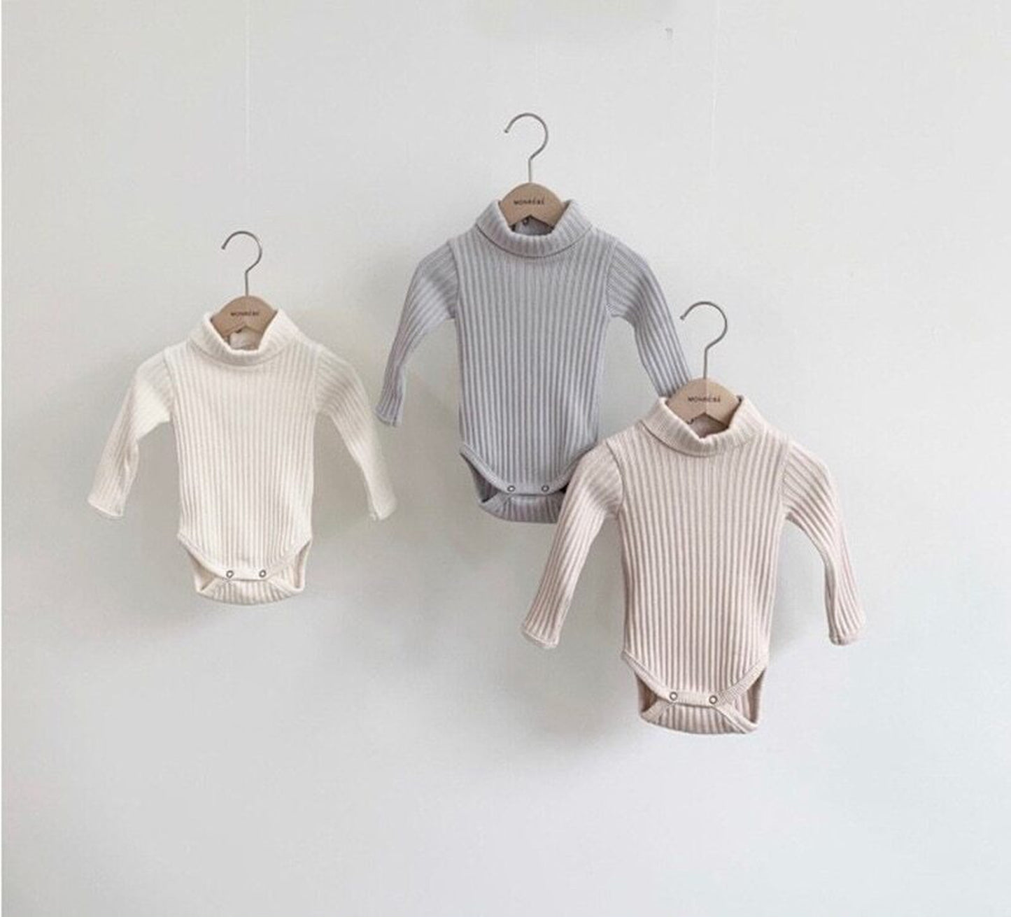 -ベビー タートル ハイネック ロンパース【mh0000222】 - mamahalo shop - 長袖ロンパース -  べビー服 - 子供服 - 男の子 - 女の子