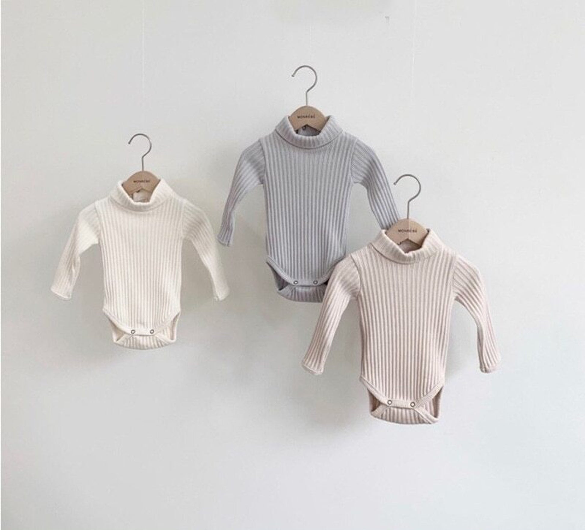 -ベビー タートル ハイネック ロンパース【mh0000222】 - mamahalo shop - 長袖ロンパース -  べビー服 - 子供服 - 男の子 - 女の子