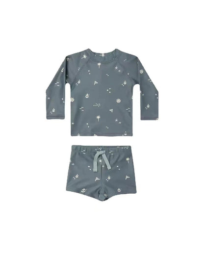 -キッズ ボーイズ 水着 セット ラッシュガード セパレート スイムウェア【mh0000673】 - mamahalo shop - ベビー用水着 -  べビー服 - 子供服 - 男の子 - 女の子