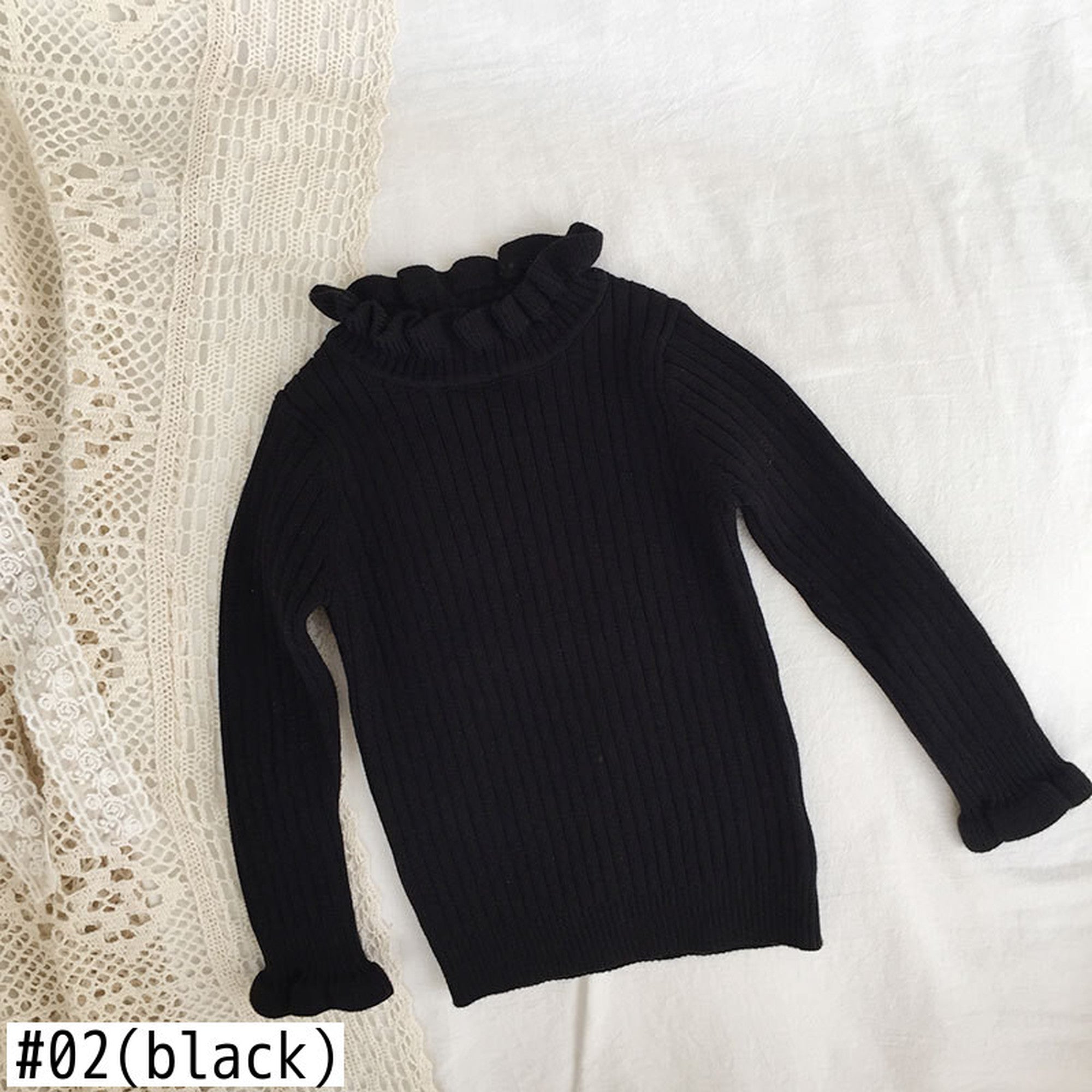 キッズ ニット フリル トップス 48957192 - mamahalo shop - ニット・セーター - ベビー服 - 子供服 - 男の子 - 女の子