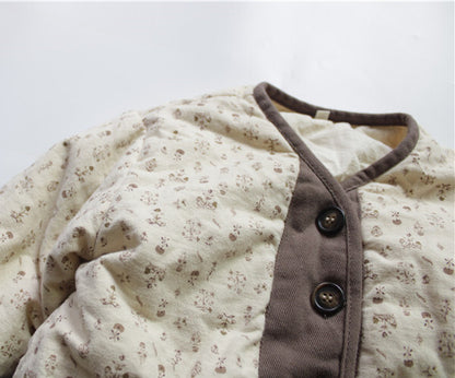 -キッズ フラワー ジャケット【mh0000300】 - mamahalo shop - ショートコート・ジャケット・ジャンパー -  べビー服 - 子供服 - 男の子 - 女の子