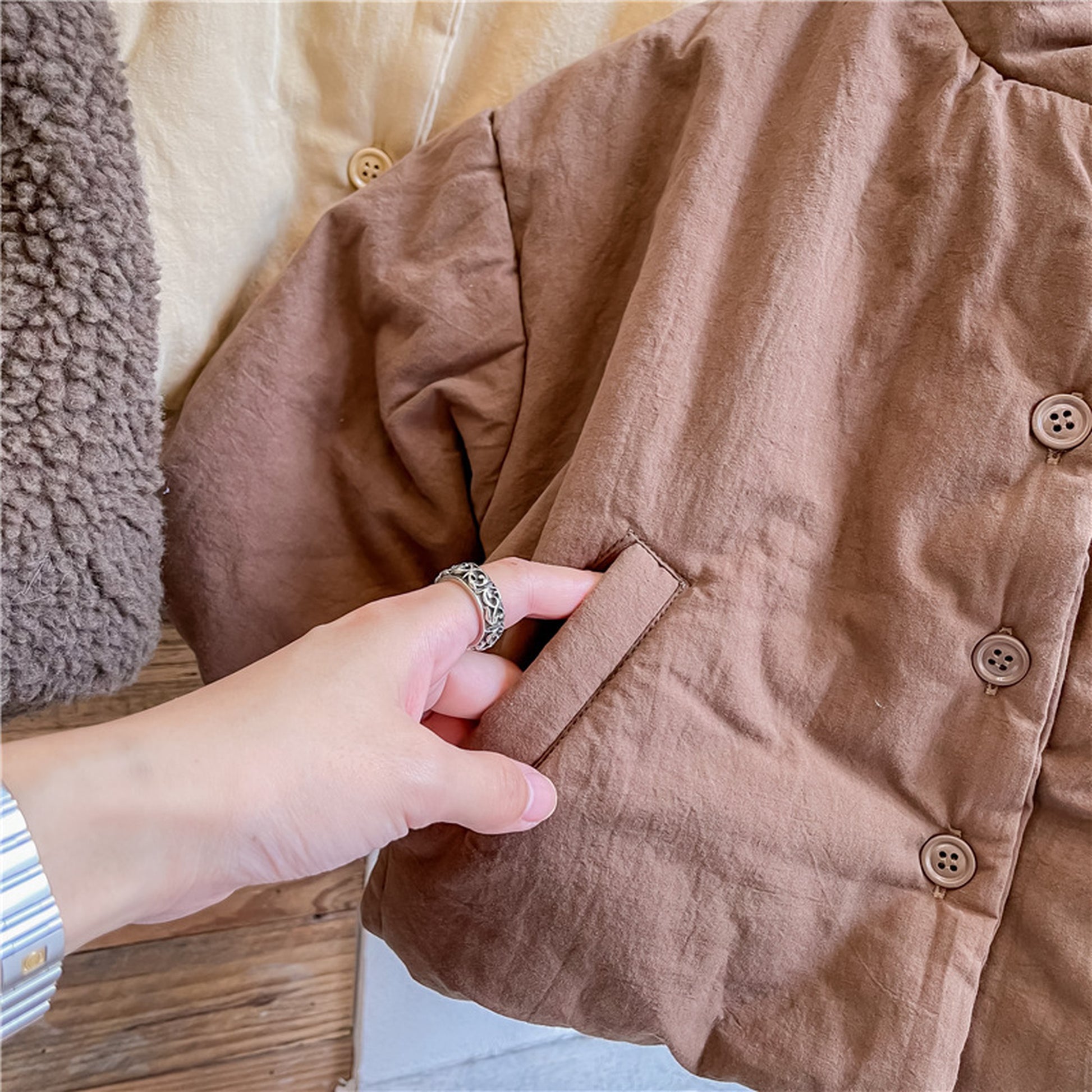 -キッズ ジャケット コート アウター【mh0000246】 - mamahalo shop - ショートコート・ジャケット・ジャンパー -  べビー服 - 子供服 - 男の子 - 女の子