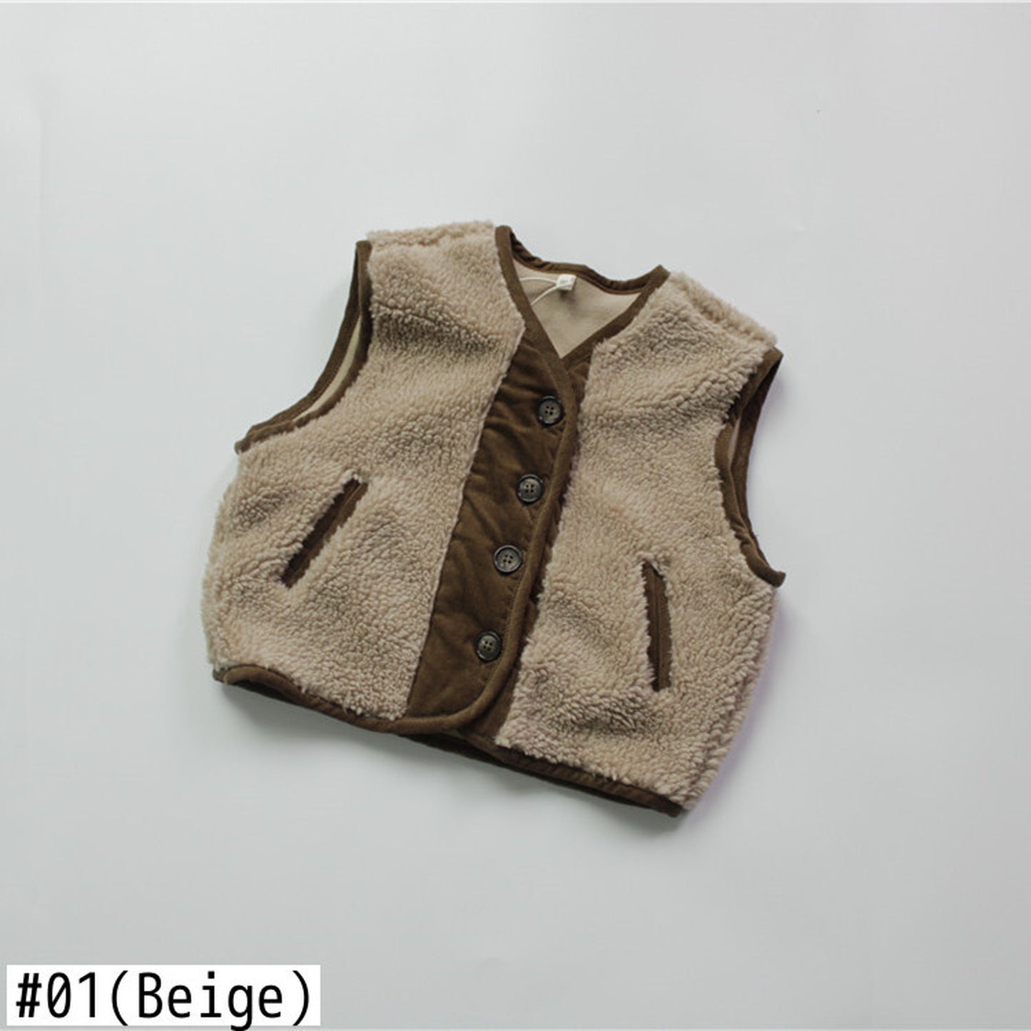 -キッズ フリース ベスト アウター【mh0000289】 - mamahalo shop - ベスト -  べビー服 - 子供服 - 男の子 - 女の子
