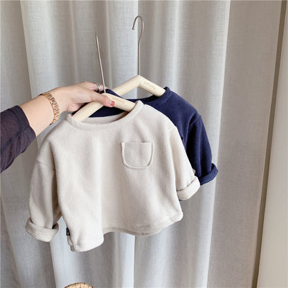 -キッズ フリース トップス【mh0000273】 - mamahalo shop - 長袖Tシャツ -  べビー服 - 子供服 - 男の子 - 女の子