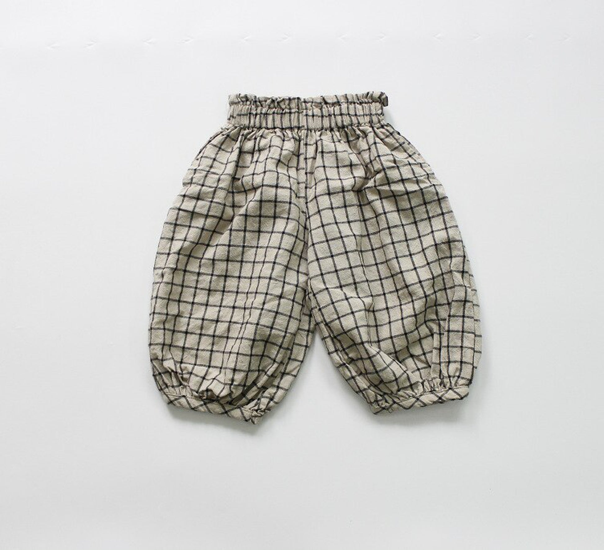 -キッズ チェック パンツ - mamahalo shop - ハーフパンツ・ショートパンツ -  べビー服 - 子供服 - 男の子 - 女の子